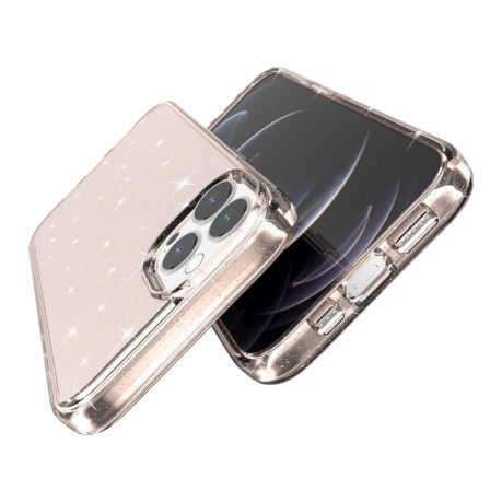 Протиударний чохол Terminator Style Glitter для iPhone 13 Pro - золотий