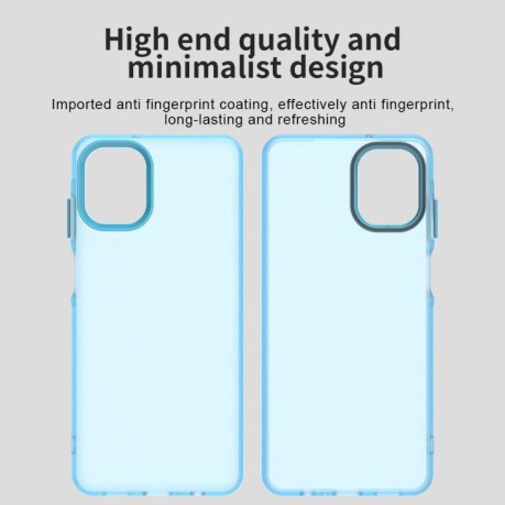 Противоударный чехол Candy Series для Samsung Galaxy A07 4G - синий
