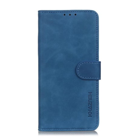 Чехол-книжка KHAZNEH с матовой фактурой Cowhide и магнитным хлястиком для OnePlus Nord CE5 / Ace 5 Racing — синий