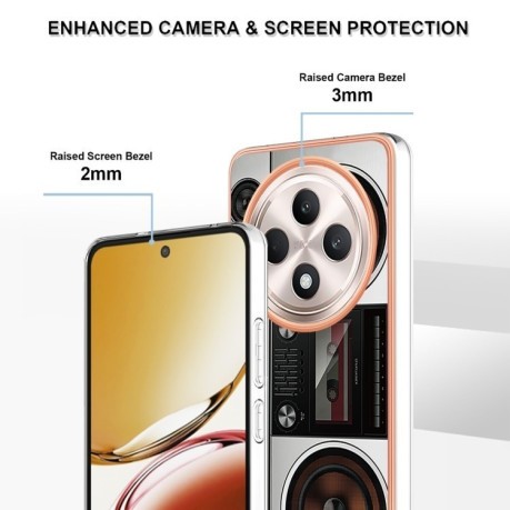 Протиударний чохол Electroplating IMD для OPPO Reno12 F/12 FS 5G - Radio