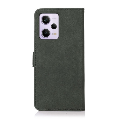 Чехол-книжка KHAZNEH Matte Texture для Xiaomi Redmi Note 12 Pro+ 5G - зеленый
