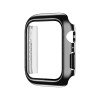Противоударная накладка с защитным стеклом Electroplating Monochrome для Apple Watch Series 6/5/4/SE 44mm - черная