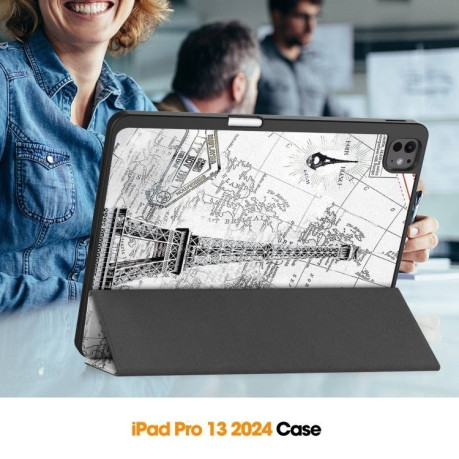Чехол-книжка Custer Painted для iPad Pro 13 2024 - Tower