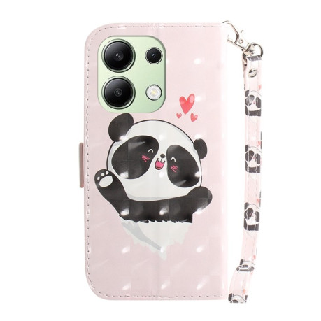 Чохол-книжка 3D Colored Horizontal для Xiaomi Redmi Note 13 4G - Panda