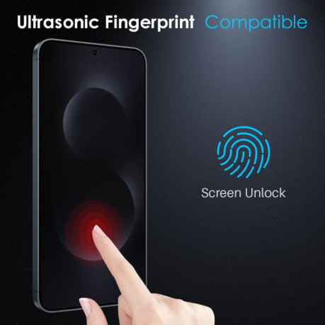 Защитное стекло NORTHJO A++ Privacy Screen Protector High Aluminium-Silicon на Samsung Galaxy S26 5G - черное