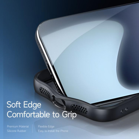 Чехол DUX DUCIS Aimo Series MagSafe Frosted Feel на iPhone 17 Pro - черный