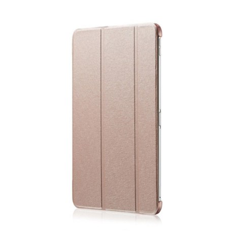 Чохол-книжка Silk Texture на iPad Pro 12.9 inch 2018- рожеве золото