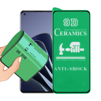 Защитное стекло Ceramic 9D Full Screen Full Glue для OnePlus 10 Pro