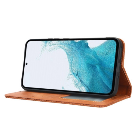 Чехол-книжка Magnetic Buckle Retro Crazy Horse Texture для Samsung Galaxy A54 5G - коричневый
