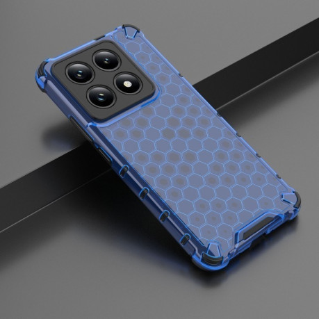 Чохол протиударний Honeycomb на Xiaomi 14T Pro 5G Global - синій