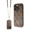 Оригинальный чехол Guess Crossbody Metal Logo для iPhone 15 Pro Max - Brown(GUHCP15XP4TDSCPW)