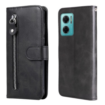 Чехол-книжка Fashion Calf Texture для Xiaomi Redmi Note 11E/Redme 10 5G - черный