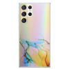 Противоударный чехол Laser Marble для Samsung Galaxy S23 Ultra 5G - желтый