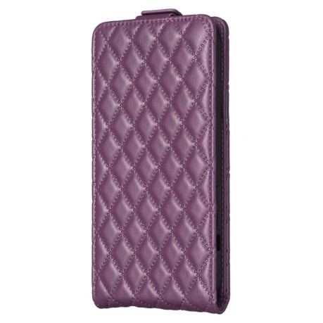 Фліп-Чохол Diamond Lattice Vertical Flip для OPPO A58 4G - фіолетовий