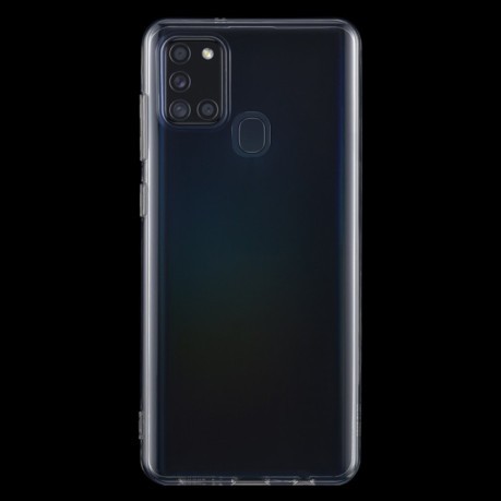 Ультратонкий силиконовый прозрачный Чехол на Samsung Galaxy A21s - прозрачный