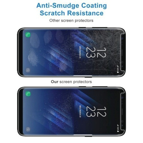 Защитное стекло 3D с изогнутыми краями 0.26mm 9H подходит ко всем чехлам для Samsung Galaxy Note 8-прозрачное