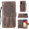 Чохол-книжка Dream Catcher Printing на Samsung Galaxy A02s - коричневий