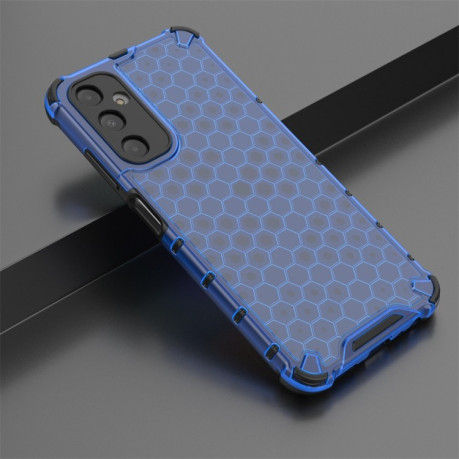 Противоударный чехол Honeycomb на Samsung Galaxy A05s - синий
