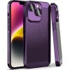 Противоударный чехол Fine Mesh Cooling для iPhone 15 - фиолетовый