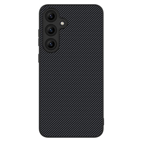 Противоударный чехол Printing Carbon Fiber для Samsung Galaxy S25+ 5G Ultra - черный