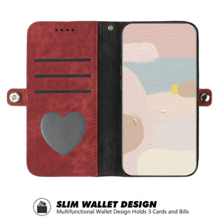 Чохол-книжка Side Buckle Double Fold Hand Strap Leather на OPPO Reno13 F /Reno13 FS 4G/5G - червоний