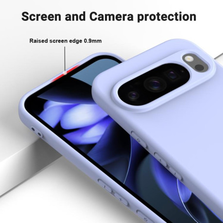 Силіконовий чохол Solid Color Liquid Silicone на Google Pixel 10 Pro XL - фіолетовий
