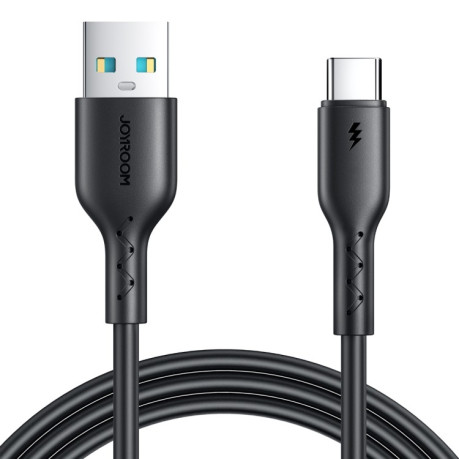 Зарядний кабель JOYROOM SA26-AC3 Flash Charge Series 3A USB для USB-C / Type-C Fast Charging Data Cable, Cable Length:3m - чорний
