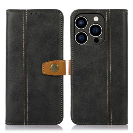 Чохол-книжка Stitching Thread для iPhone 15 Pro Max - чорний