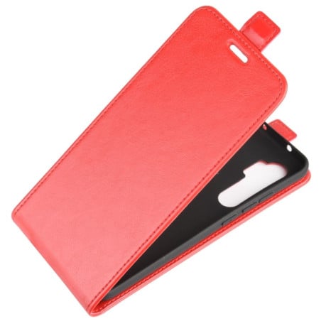 Флип-чехол R64 Texture Single на Xiaomi Mi Note 10 Lite - красный