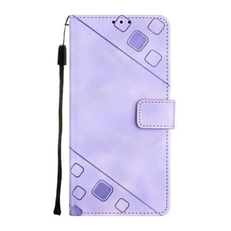 Чохол-книжка Skin-feel Embossed для Vivo S10e 5G / V23e 4G&amp;5G / Y75 4G - фіолетовий