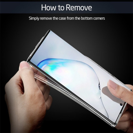 Скляний чохол ESR Ice Shield Series Samsung Galaxy Note 10+Plus- прозорий