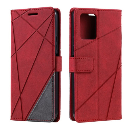 Чехол-книжка Skin Feel Splicing  Vivo Y21 2021 / Y33s - красный