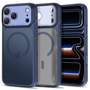Оригинальный чехол Tech-Protect MagPrime CC с MagSafe на iPhone 18 Pro / 17 Pro - Matte Navy Blue