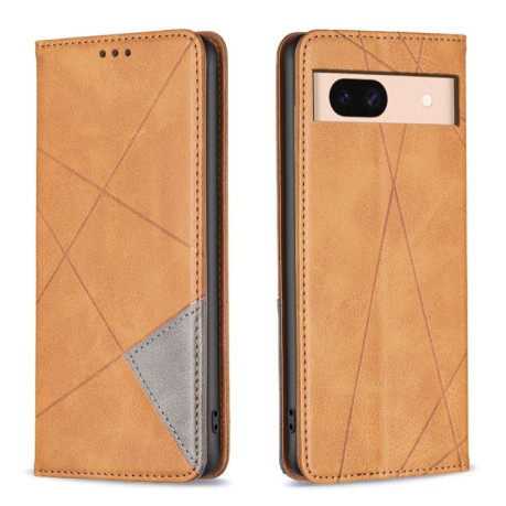 Чохол-книжка Rhombus Texture для Google Pixel 8a - жовтий