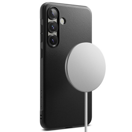 Оригінальний чохол Ringke Onyx MagSafe для Samsung Galaxy S25 - black