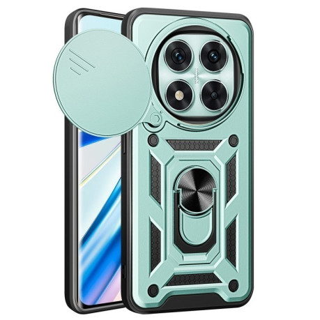Протиударний чохол Sliding Camshield для Xiaomi Redmi Note 14 Pro 5G/Poco X7 - зелений