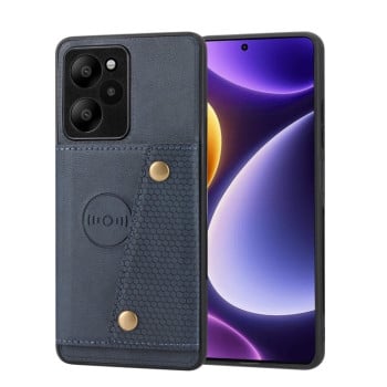 Протиударний чохол Double Buckle для Xiaomi Redmi Note 12R / Redmi 12 5G/Poco M6 Pro 5G  - синій