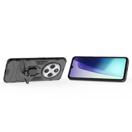 Противоударный чехол HMC 360 Degree Rotating Holder на Xiaomi Redmi 14C 4G/Poco C75/Redmi A4 5G - черный