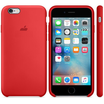 Силиконовый чехол Silicone Case Product Red для iPhone 6/6S