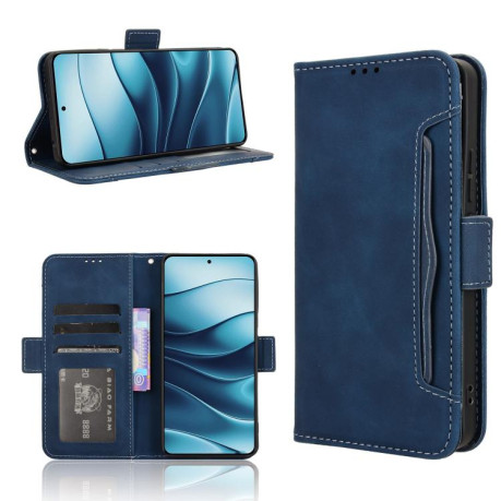 Чохол-книжка Skin Feel Calf на Xiaomi Redmi Note 14 4G Global - синій