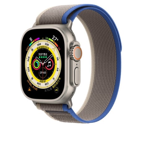 Ремінець Loop Nylon для Apple Watch Series 8/7 41mm/40mm - сірий