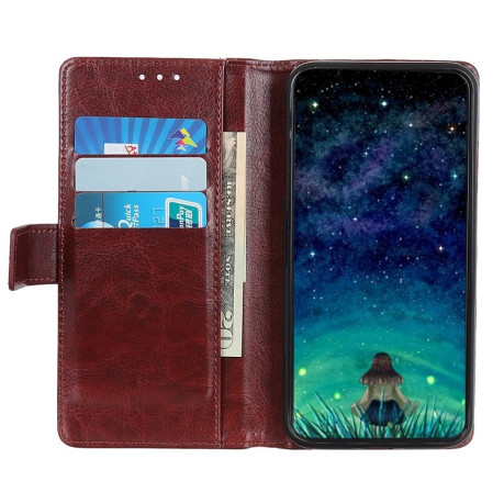Чохол-книжка Peas Crazy Horse Texture Samsung Galaxy M32/A22 4G - коричневий