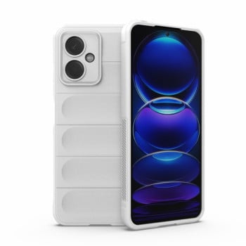 Силіконовий чохол Magic Flannel для Xiaomi Redmi Note 12 China - білий