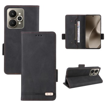 Чохол-книжка Magnetic Clasp Flip на Realme 15 SEA — чорний