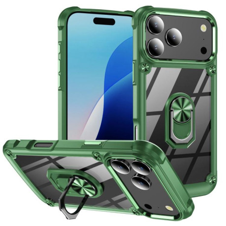 Протиударний чохол Acrylic Ring Holder на iPhone 17 Pro Max - зелений