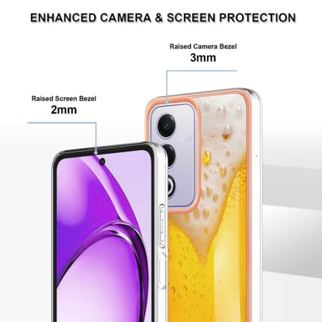 Протиударний чохол Electroplating IMD для OPPO A80 5G/A3 Pro Global - Beer