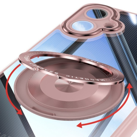 Протиударний чохол MagSafe Acrylic Hybrid  для Samsung Galaxy A06 4G - рожевий
