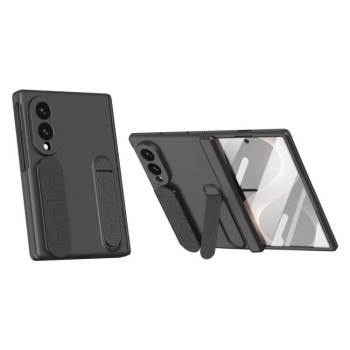 Протиударний чохол Bazher з плівкою і тримачем на Samsung Galaxy Fold8 5G — чорний