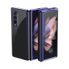 Противоударный чехол Electroplated Folding для Samsung Galaxy Z Fold 3 - фиолетовый
