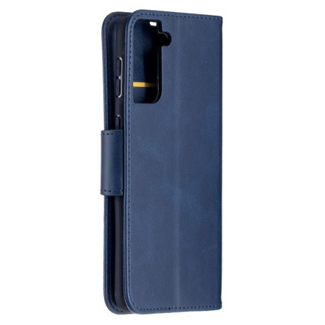 Чохол-книжка Retro Lambskin Texture на Samsung Galaxy S21 Plus - синій